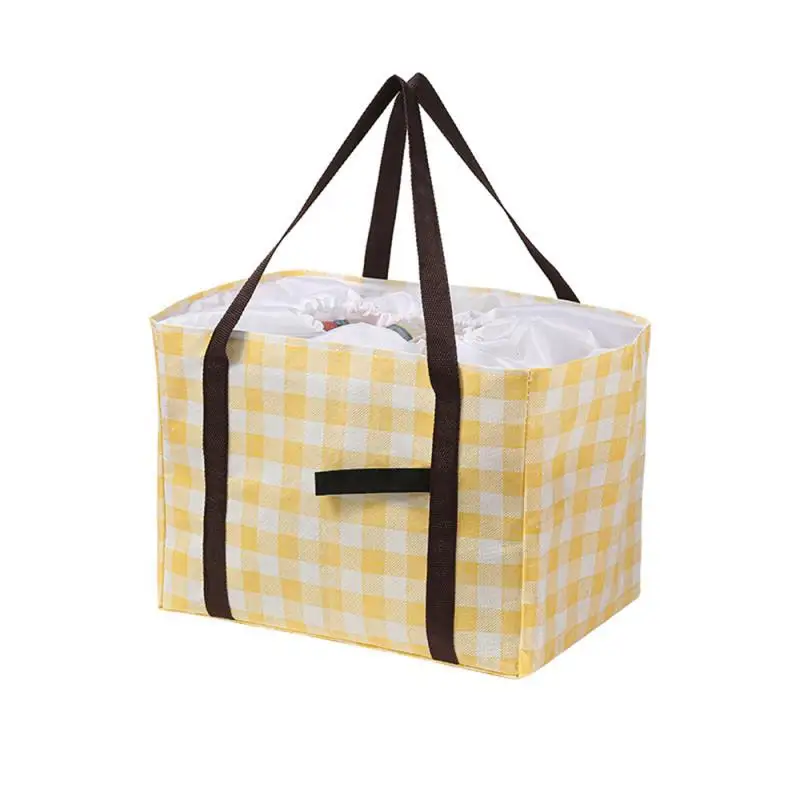 

Outdoor Picnic Large Bag Portable Storage Pack Foldable Camping Picnic Basket Thermal Insulation Lunch Bag Cooking Supplies