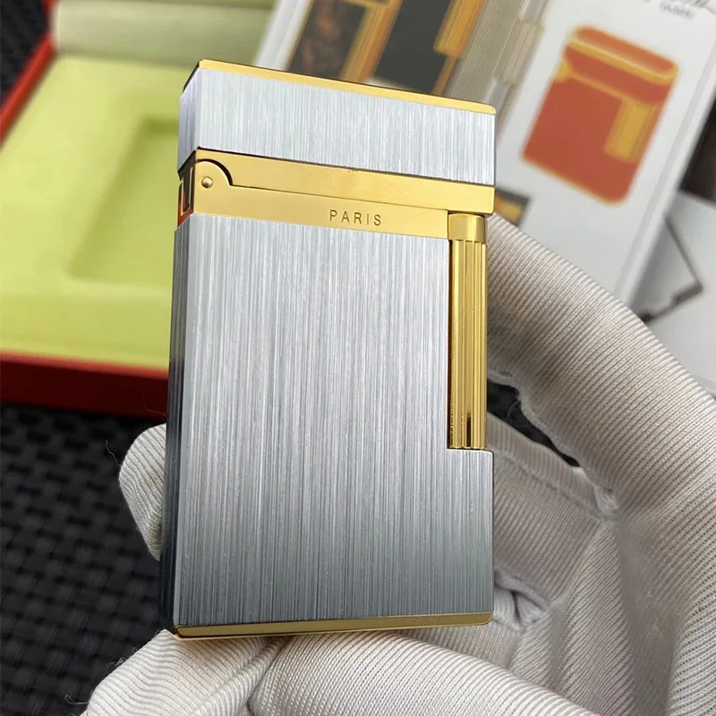 

Роскошный светильник DuPont в стиле ретро яркий звуковой свет er Seiko из чистой меди ветрозащитный надувной прикуриватель светильник ильник акс...