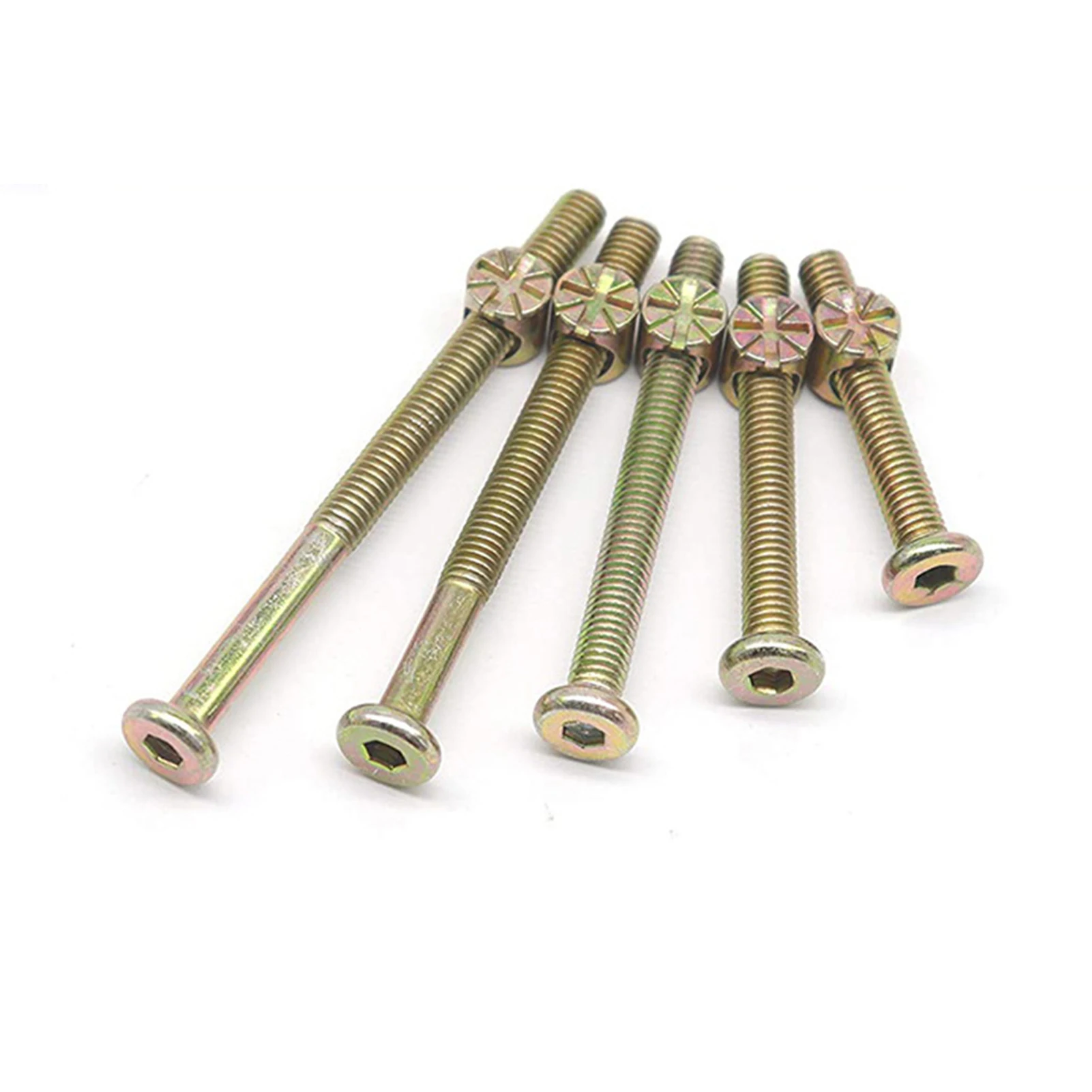 

Hex Drive Socket Cap Screws Industrial Zinc Plated Hardware Replacement Kit for Home Improvement Accessory