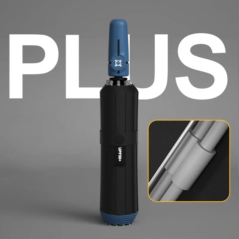 

Большой автоматический зонт черный