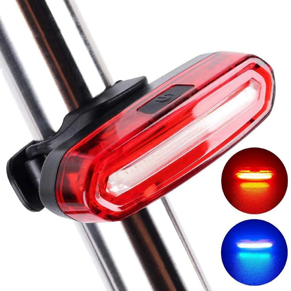 

Rechargeable COB LED USB Charging Mountain Bike Tail Light Taillight MTB Safety Warning Bicycle Rear Light Bicycle Lamp
