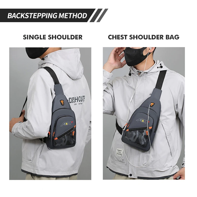 Автомобильная модная повседневная сумка через плечо Маленькая мужская