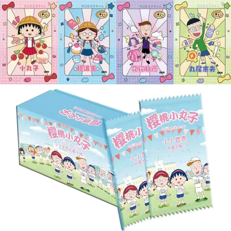 

Новая оригинальная коллекция карт Chibi Maruko-chan, восстанавливающая красота, серия с радостным детством, периферийная карта для детских игрушек, подарки