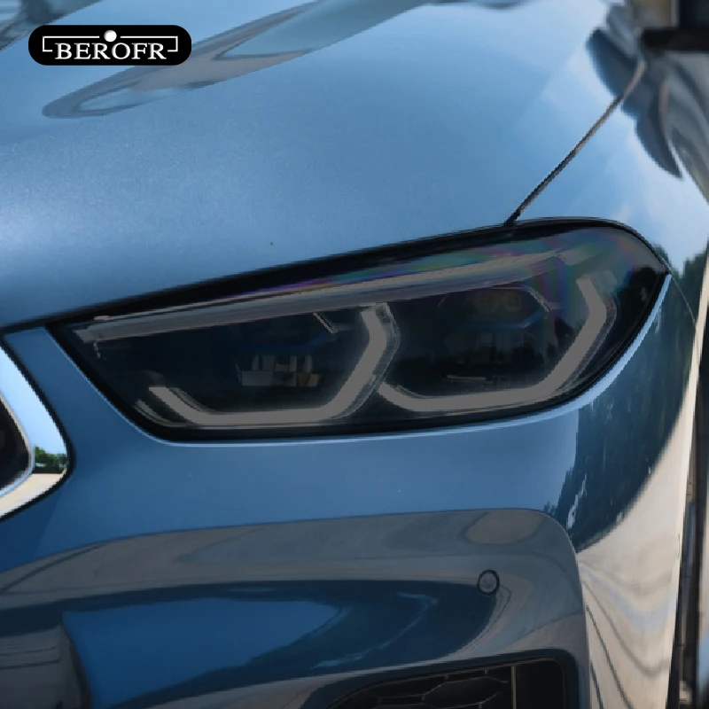 Car Headlight Tint Smoke Black Protective Film Vinyl Protection Transparent TPU Sticker For BMW 8 Series G14 G15 G16 Accessories Car Headlight Tint Smoke Black Protective Film Vinyl Protection Transparent TPU Sticker For BMW 8 Series G14 G15 G16 Accessories