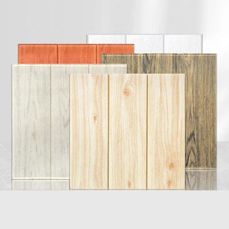 20 Шт. 3D Наклейки На Стену Каменный Кирпичный Узор Мягкие Стены Из ПВХ