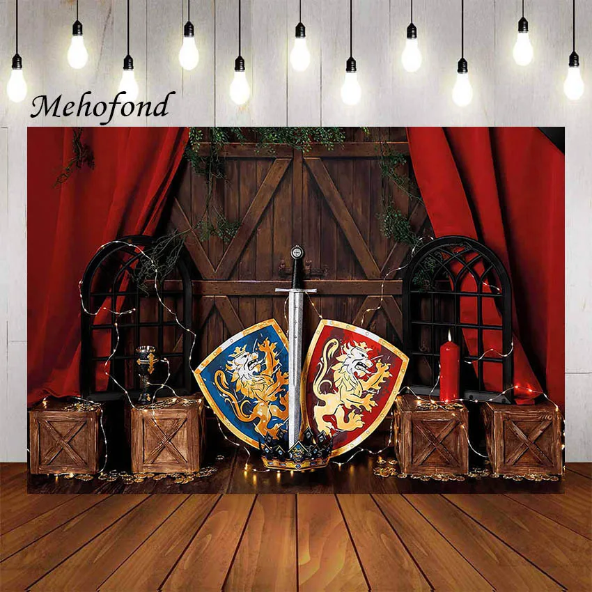 

Фон для фотосъемки Mehofond винтажная деревянная стена красная занавеска торт на день рождения для мальчика портрет декорация фон для фотостуд...