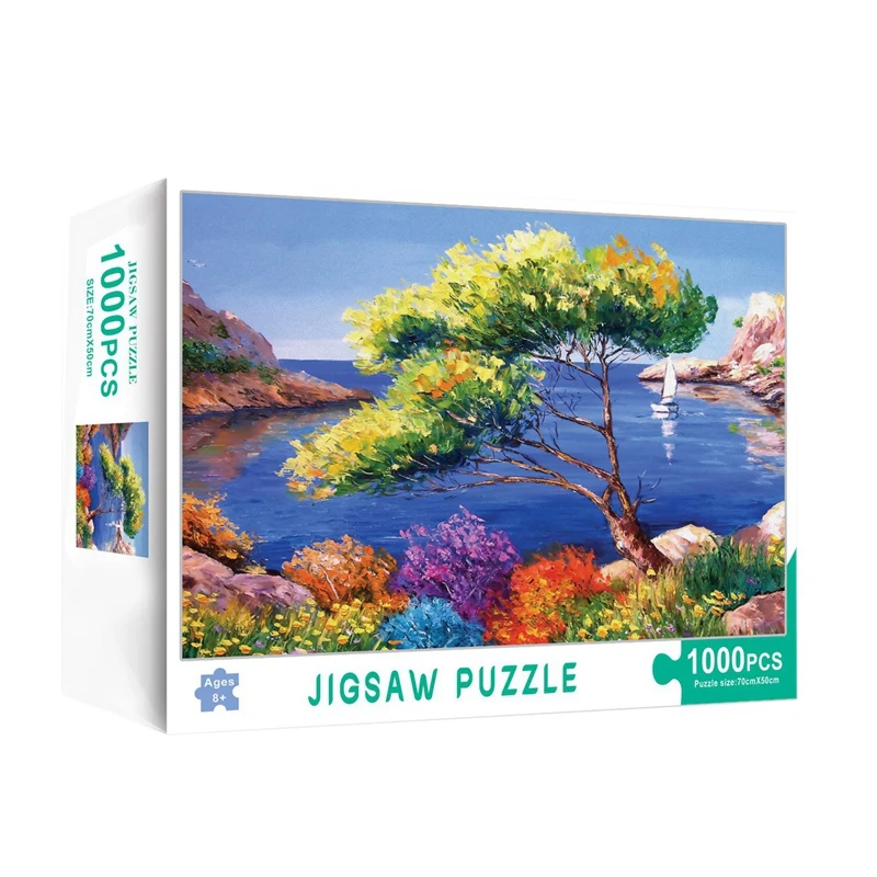 

Puzzles For Adults A Tree 1000 Pieces Paper Jigsaw Puzzles Educational Intellectual DIY Large Puzzle Game Toys Gift