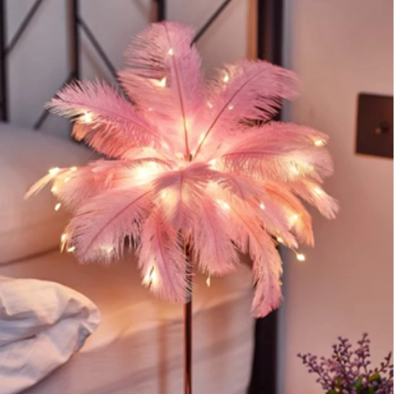 

LXV4080 Romantic Feather Set Atmosphere Decorative Colorful Lantern