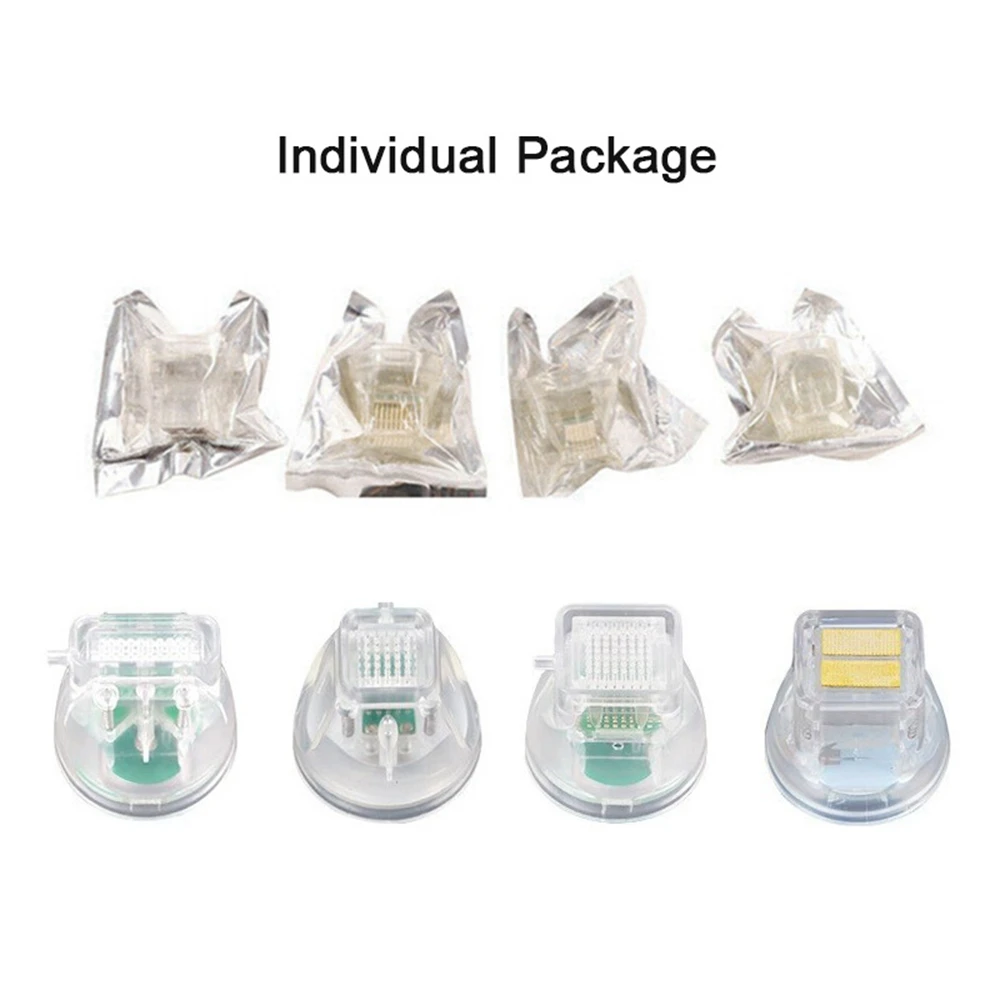 

Одноразовые радиочастотные картриджи для фракционной радиочастотной машины, Сменная головка, 10 контактов, 25 контактов, 64 контакта и нанонаконечники