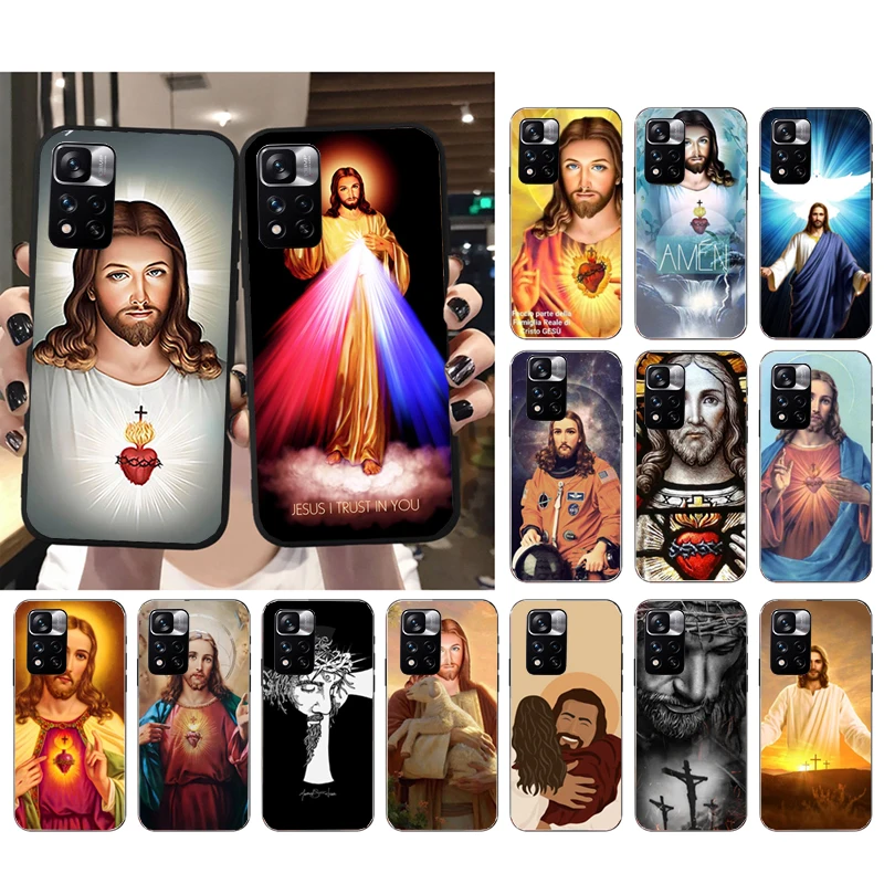 

Phone Case For Xiaomi Redmi Note 12Pro 11 11S 11T Pro 10 9Pro Note10S Redmi 10 9 10C 9C Jesus Amen Christ God Case