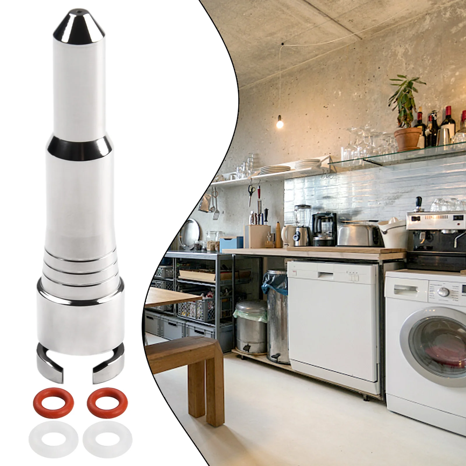 Паровая насадка для Delonghi Dedica EC680 EC685 ECP3420 Улучшенный паровой поток