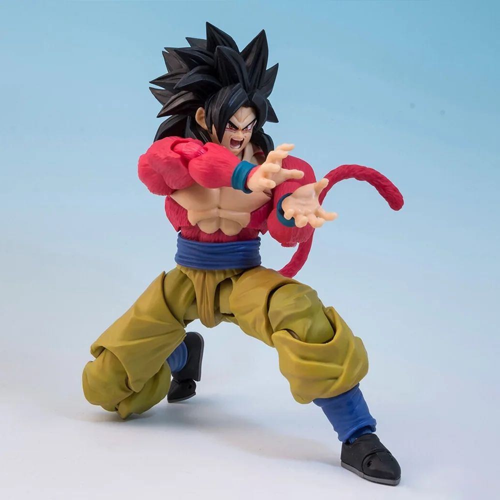 Dragon Ball Z аниме-фигурка SHFiguarts Son Goku Super Saiyan 4 GokuAction SHF Gokou модель игрушки коллекция