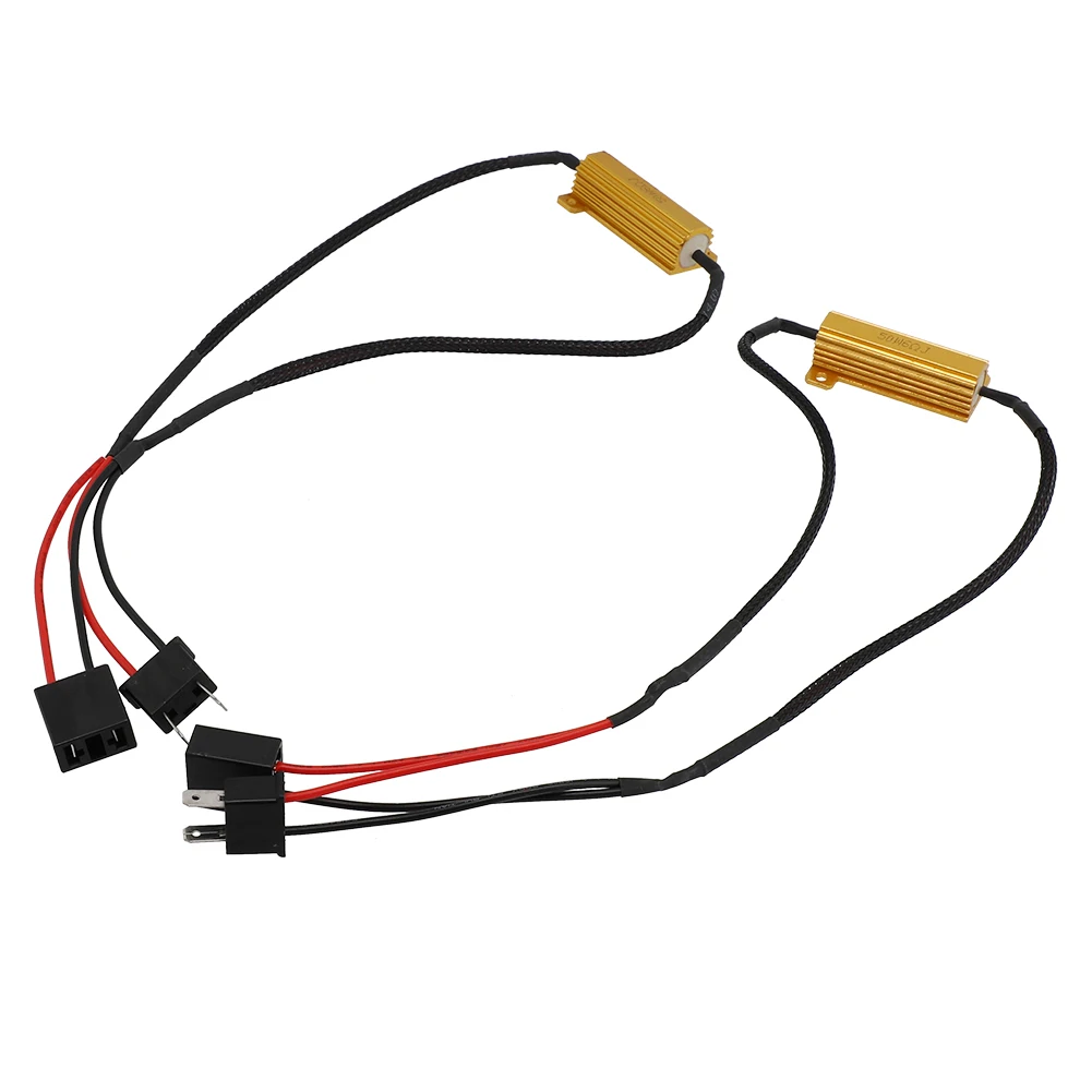 

Decoder LED Decoders 8 Ohms Anti Flicker Car Accessories Error Free LED Metal Resistor Canceller 12v High Resistance
