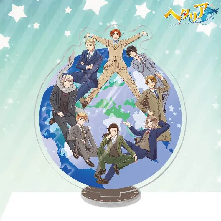 Фото Хеталия: Мир ☆ Акриловые фигурки-подставки Stars: Аниме Axis Powers Hetalia ‌   Миниатюрные фигурки, модели для сборки, игрушки ACG, украшения №2
