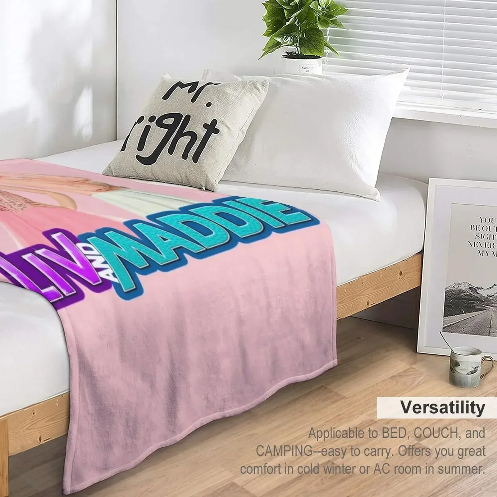 Одеяло Liv and Maddie в стиле аниме одеяла для дивана