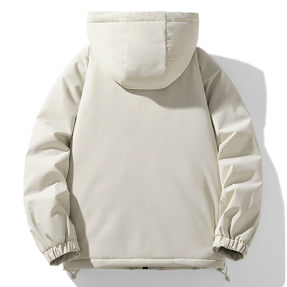 Мужская зимняя куртка с капюшоном размеры до 8XL