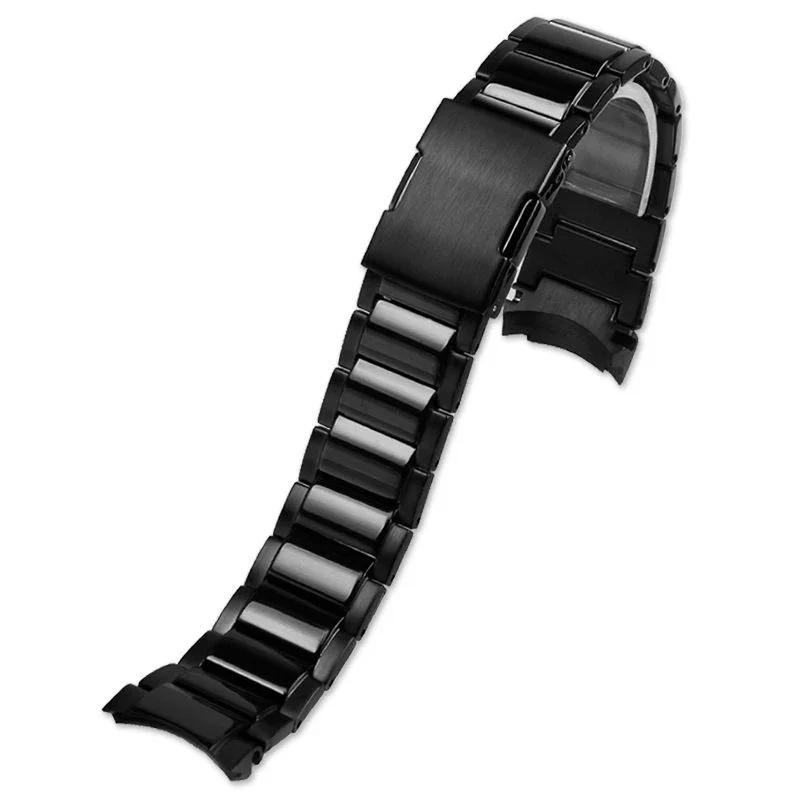 Для Casio металлическая стальная полоса EQB-500EQB-501EQB-800 EQB-800BL сплошной изогнутый ремешок для часов 22 мм мужской ремешок для часов аксессуары (art.: 3920cda86fb3a) - 3920cda86fb3a