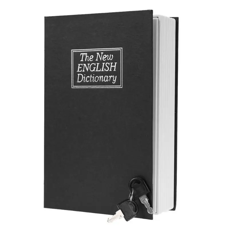 

Dictionary Mini Book Safe Security Key Locker Money Hidden Secret Safe Key Safe Box Cash Money Coin Storage Jewellery Lock Box