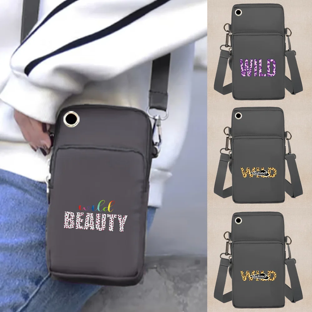 

2022 Mobile Phone Bag Arm Pack Wallets Shoulder Bags Wild Series Card Holder for Apple/Huawei/Samsung Cell Phone Storage Packet