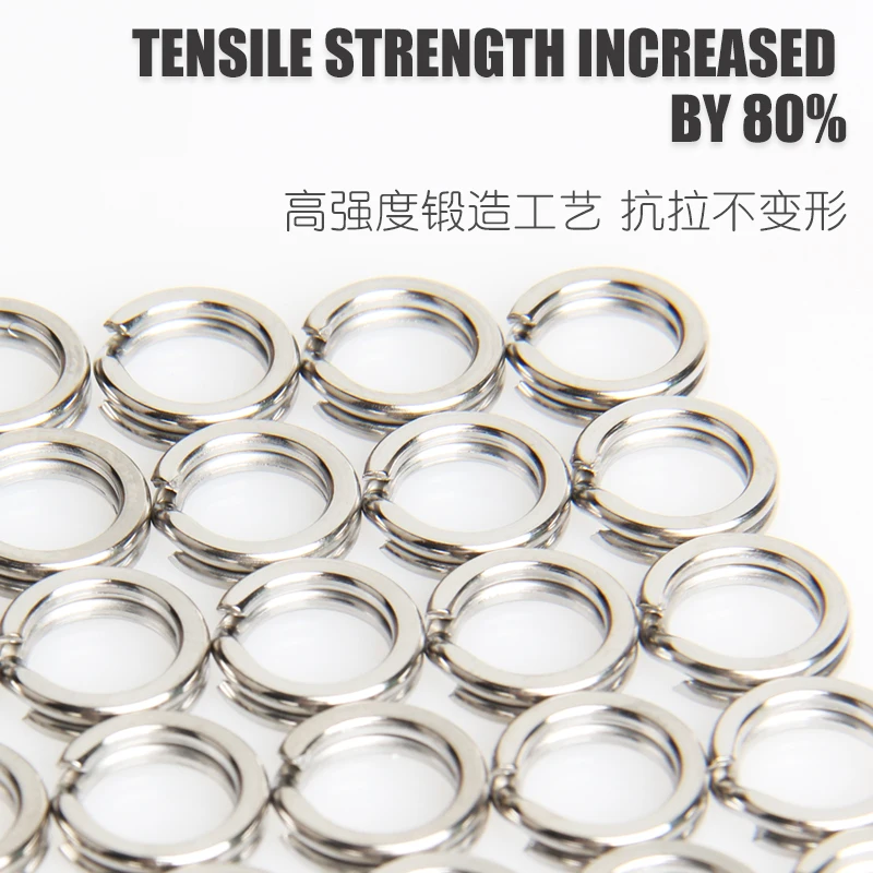 

Flattened Reinforced Luya Double-ring Stainless Steel Double-ring Sea Fishing Lead Fish Iron Plate Artificial Bait Iron Plate