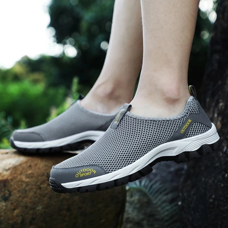 Mesh Men Casual Shoes Outdoor Water Sneakers Men Trainers Non-slip Climbing Hiking Shoes Breathable Men's Treking Shoe