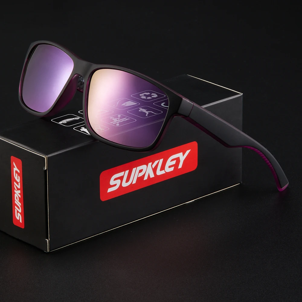 Женские спортивные поляризационные солнцезащитные очки BARCUR брендовые