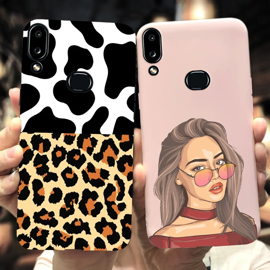 Фото Чехол для Samsung Galaxy A10, чехол A105FN, силиконовая Мягкая тонкая задняя крышка из ТПУ с цветами для Samsung A10S SM-A107F A 10S A 10, чехол для телефона №2