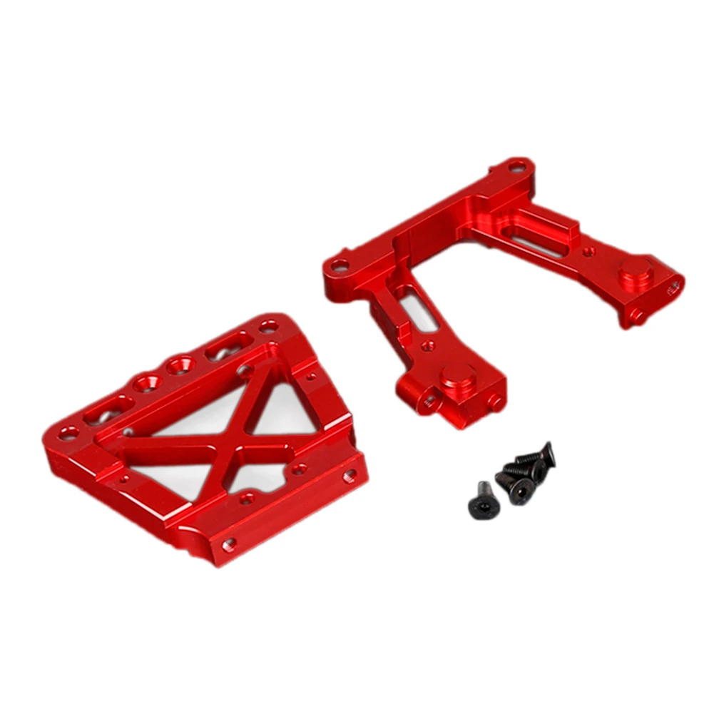 

Off-Road Car Metal Rear Main Frame Kit for 1/5 HPI BAHA ROVAN KM BAJA Truck Spare Toys Parts-Red