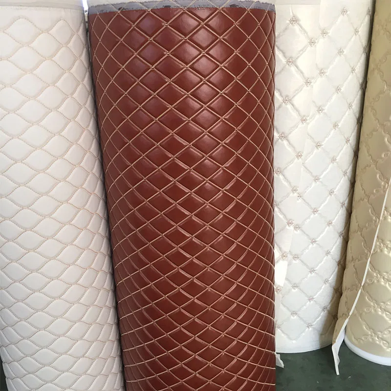 100x135 см толстая искусственная кожа ткань с губкой для обивки мебели автомобиля