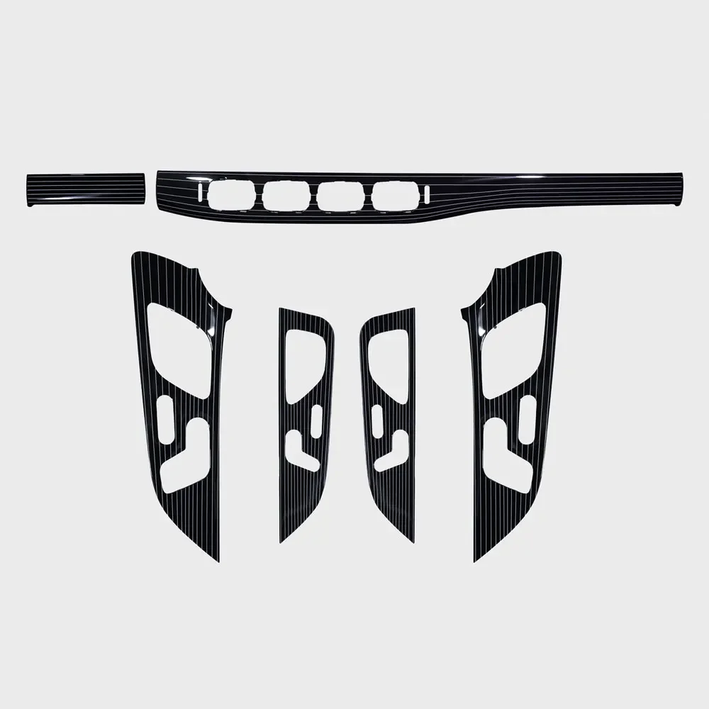 Для Benz GLE GLS W167 рояльная краска для интерьера Maybach фортепиано панель GLE350 GLE450 GLE53 GLS400