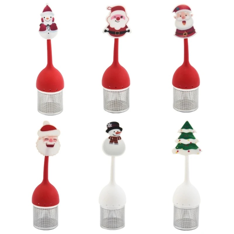 

Christmas Series Tea Filters 6 Styles for Brewing Loose Leaf Tea Dishwasher Safe