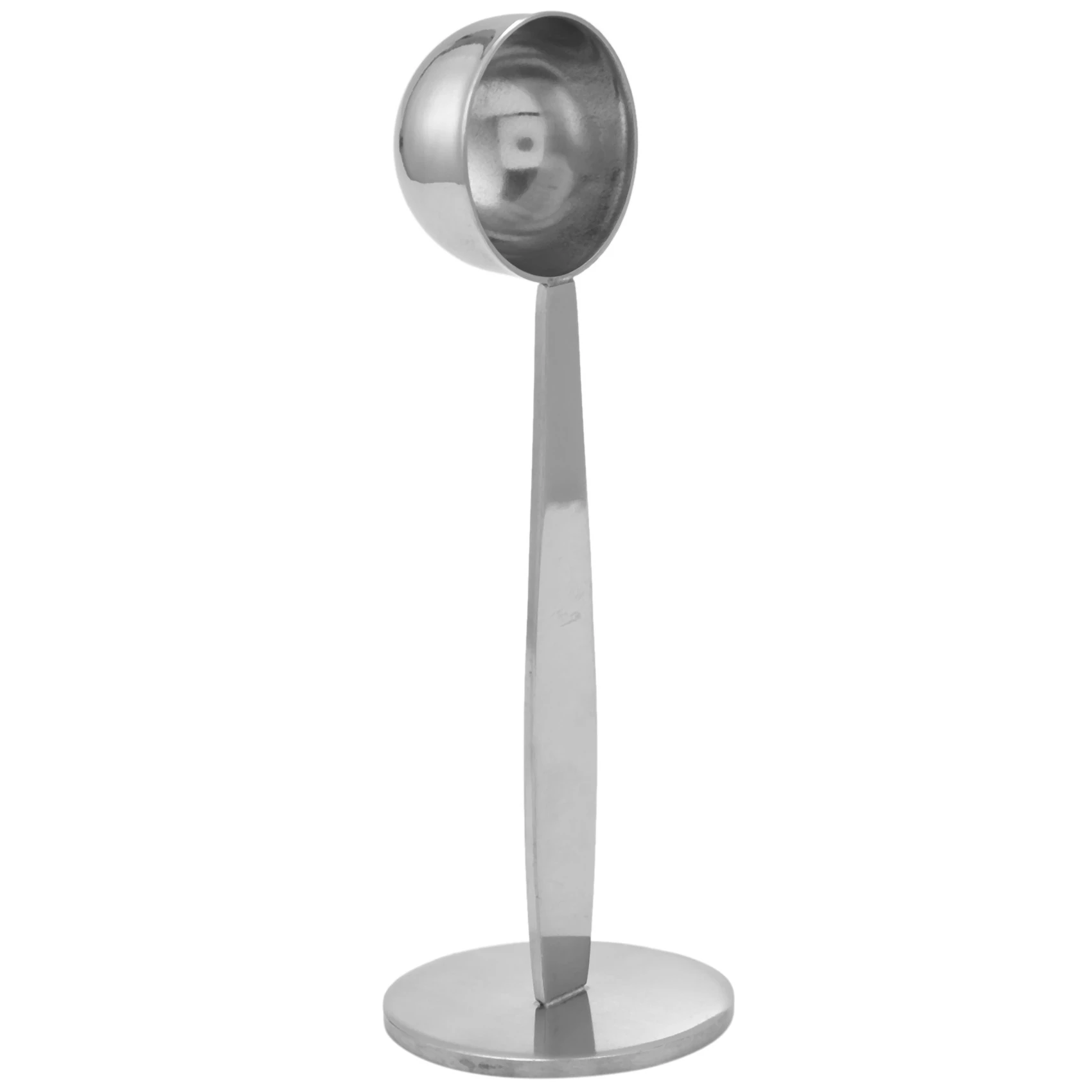 

Espresso Stand Coffee Measure Tamper Spoon Stainless Steel Coffee & Tea Tools Measuring Tamping Scoop 1 Pieces Silver