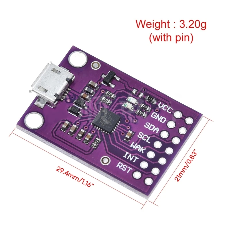 CP2112 USB-последовательный адаптер USB2.0 USB-модуль связи I2C GPIO 4 0-5 25 В