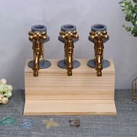 wooden faucet shape wine dispenser whiskey bar accessories home liquor decanter beer tap stand party bar shot alcohol dispenser