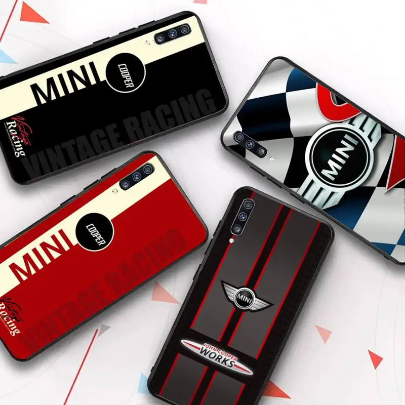 

Car M-Mini Cooper Logo Phone Case for Samsung Galaxy A 51 30s a71 Soft Cover for A21s A70 10 A30