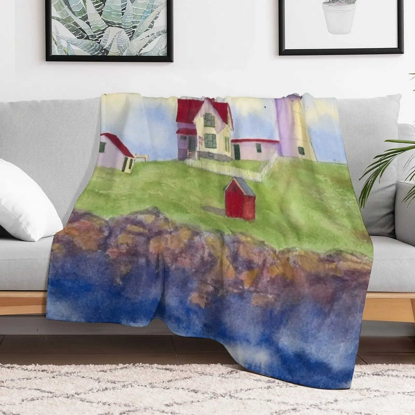 Накидка Nubble Lighthouse Neddick York Maine дизайнерское одеяло для детского спального мешка