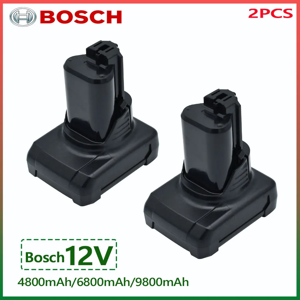 

Литий-ионный аккумулятор BAT420 12 В 4800 мАч 6800 мАч для Bosch BAT411 BAT412 BAT413 BAT414 Max, Аккумуляторный электроинструмент