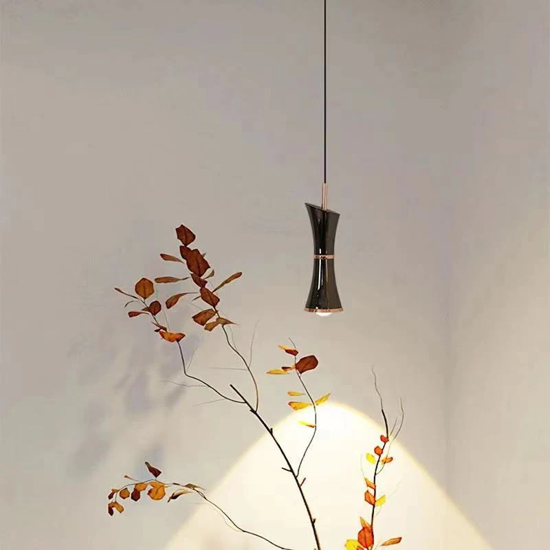 

New bedroom bedside chandelier minimalist Nordic creative senior lifting background wall light modern simple bar lamp