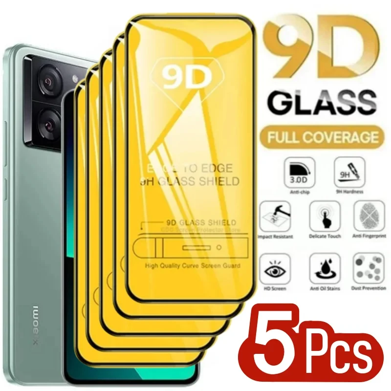 Фото Защита экрана для Xiaomi Poco X6 Pro X5 X3 NFC F3 C65 11 Lite 5G Ne 12 13T 12T 11T C40 C55 C61 X4 M5 F1 9T 10T 14 13 A3, стекло №1