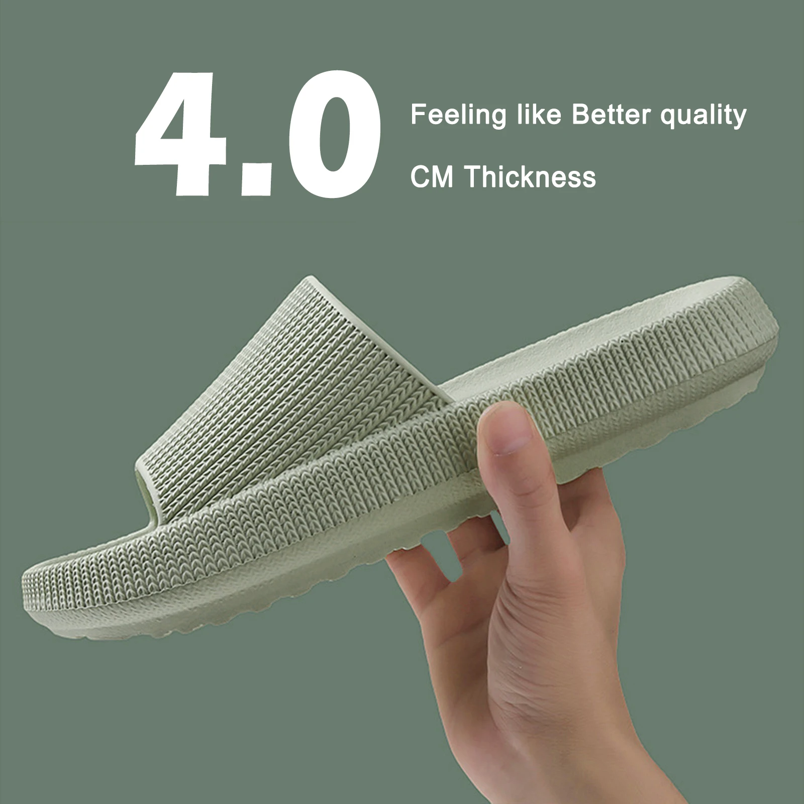 

Women's Flip-Flops Cloud Slippers Summer Beach Sandals Women's Non-Slip Sandals Soft Sole EVA Indoor Slippers Bathroom Sandals