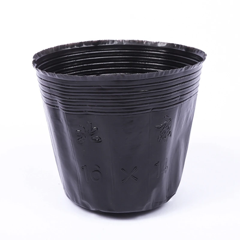 

Black 500Pack Nursery Seedling Flower Pot Plastic Thick Seed Start Germination Pot For Plant Propagation And Seeding