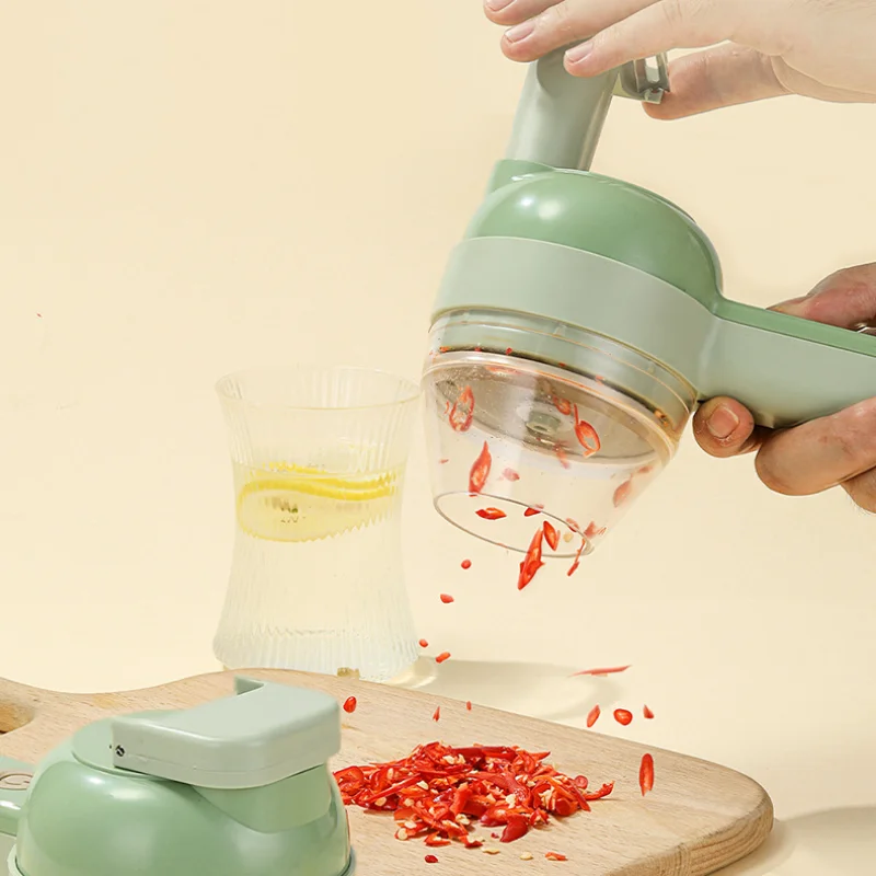 

Electric Vegetable Chopper Food Chopper Vegetable Slicer Garlic Crusher Meat Grinder Machine Peeler Kitchen Accessories Gadgets