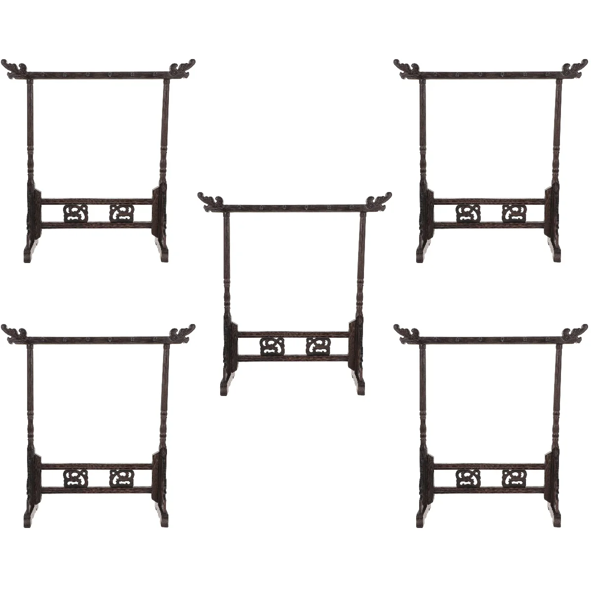 5pcs Necklace Holder Necklace Hanging Organizer Rack Bracelet Display Stand