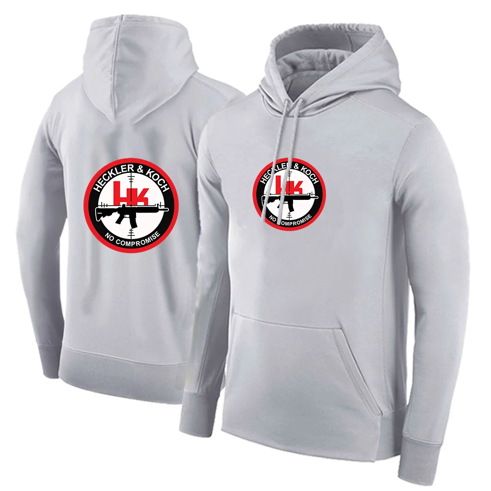 2024 мужской Hk Heckler Koch без компромиссов однотонный пуловер в стиле весна-осень
