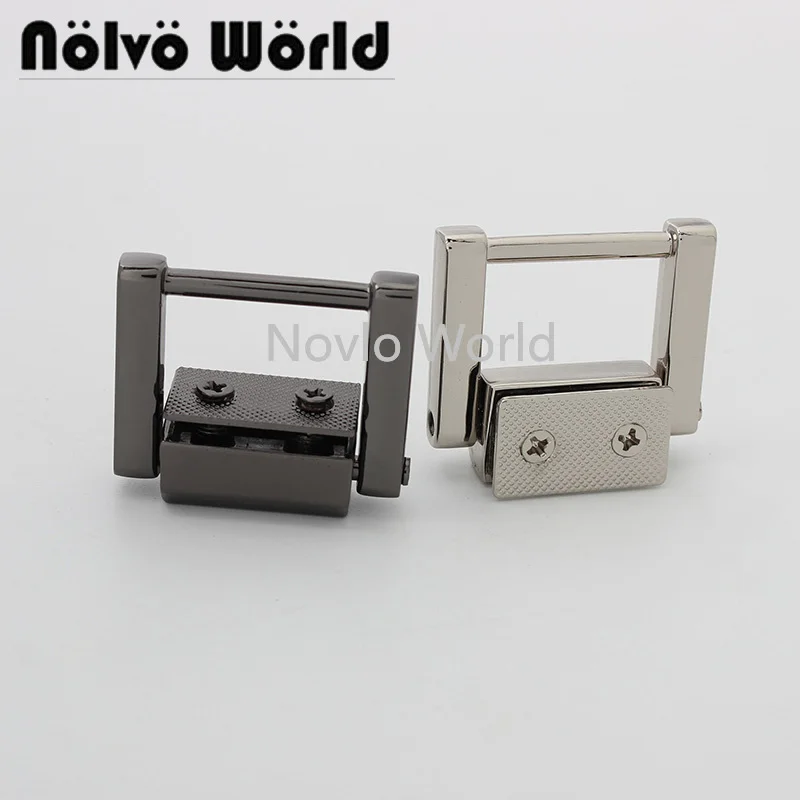 

10-50 pieces 4 colors 2 size 19mm 22mm Alloy bag connecting buckle slider buckles,personalized buckles handle connector