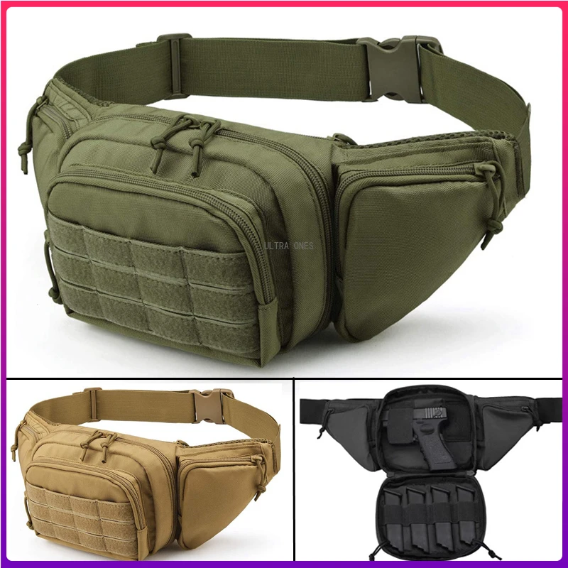 

Tactical Gun Case Concealed Pistol Carry Pouch Waist Bag Portable Handgun Holster Soft Pistol Cases