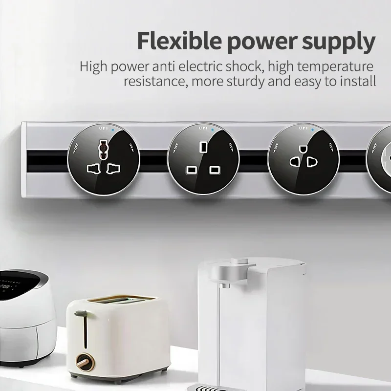 Настенная розетка для поверхностного монтажа регулируемая электрическая