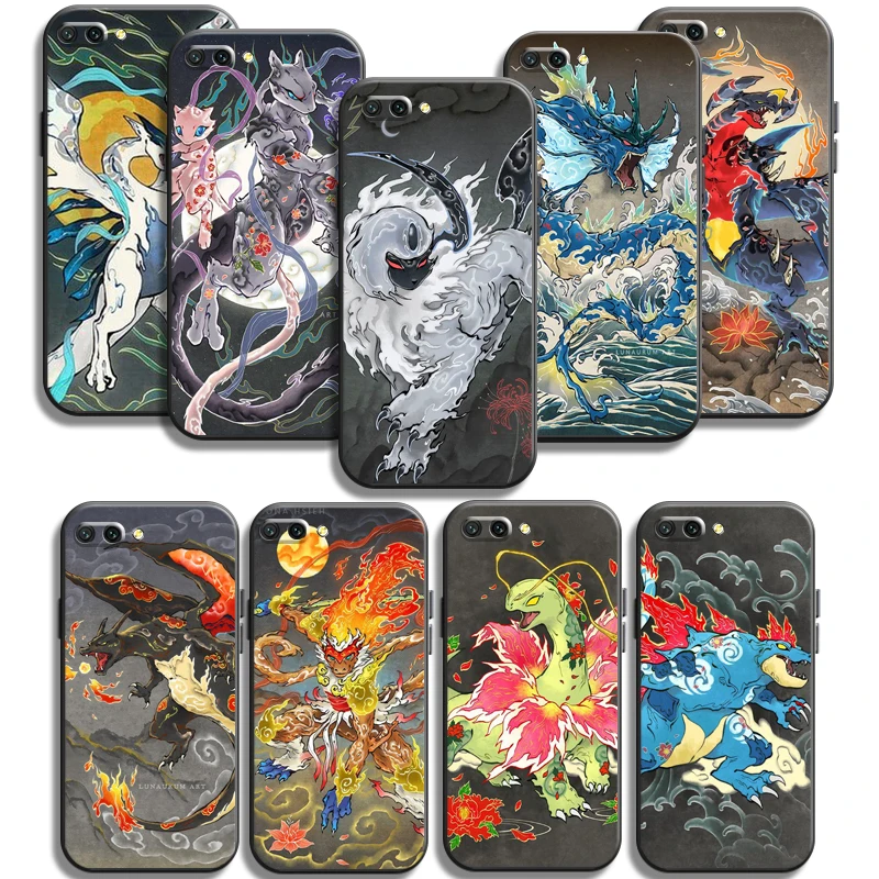 

Pokemon Pikachu Phone Cases For Huawei Honor Y6 Y7 2019 Y9 2018 Y9 Prime 2019 Y9 2019 Y9A Cases Back Cover Coque Soft TPU