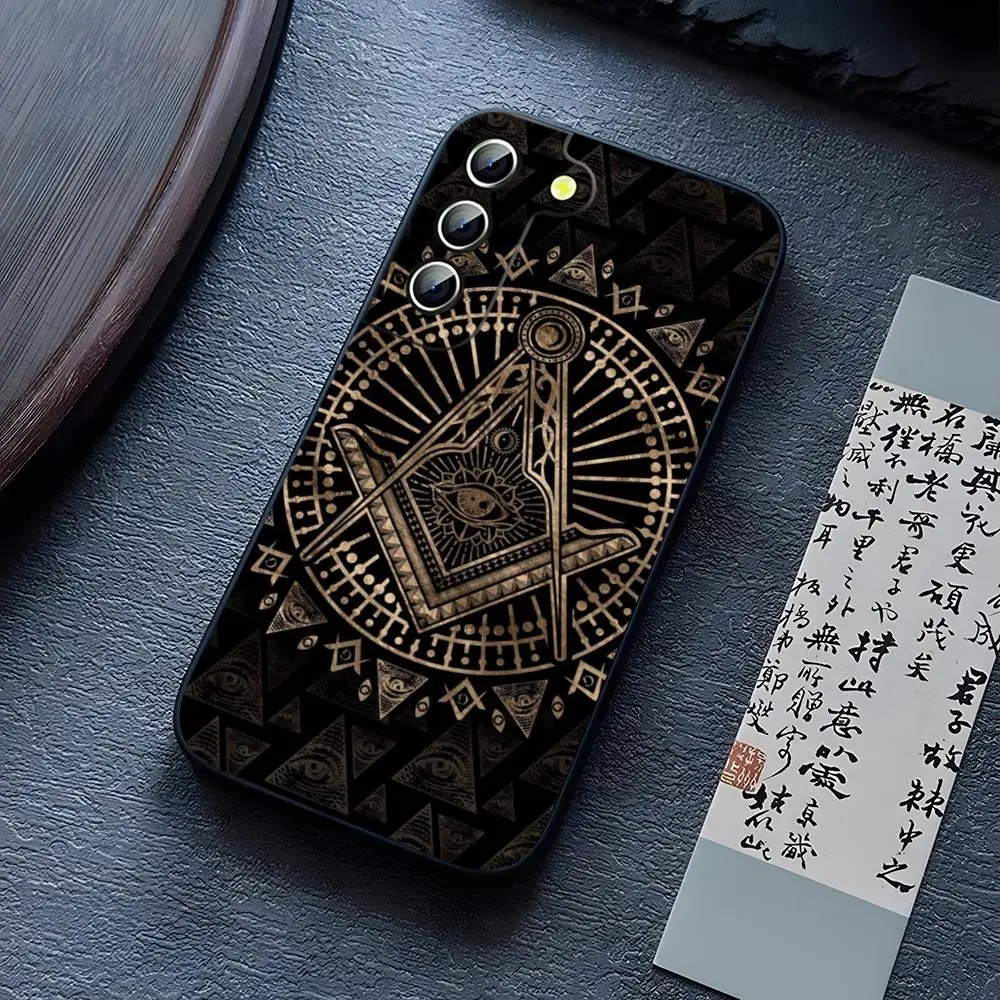 Прозрачный чехол для телефона с пирамидой Samsung A54 A34 A24 A14 A23 A33 A13 A21 A71 A31 A22 A53 A52 A73 A32 A50