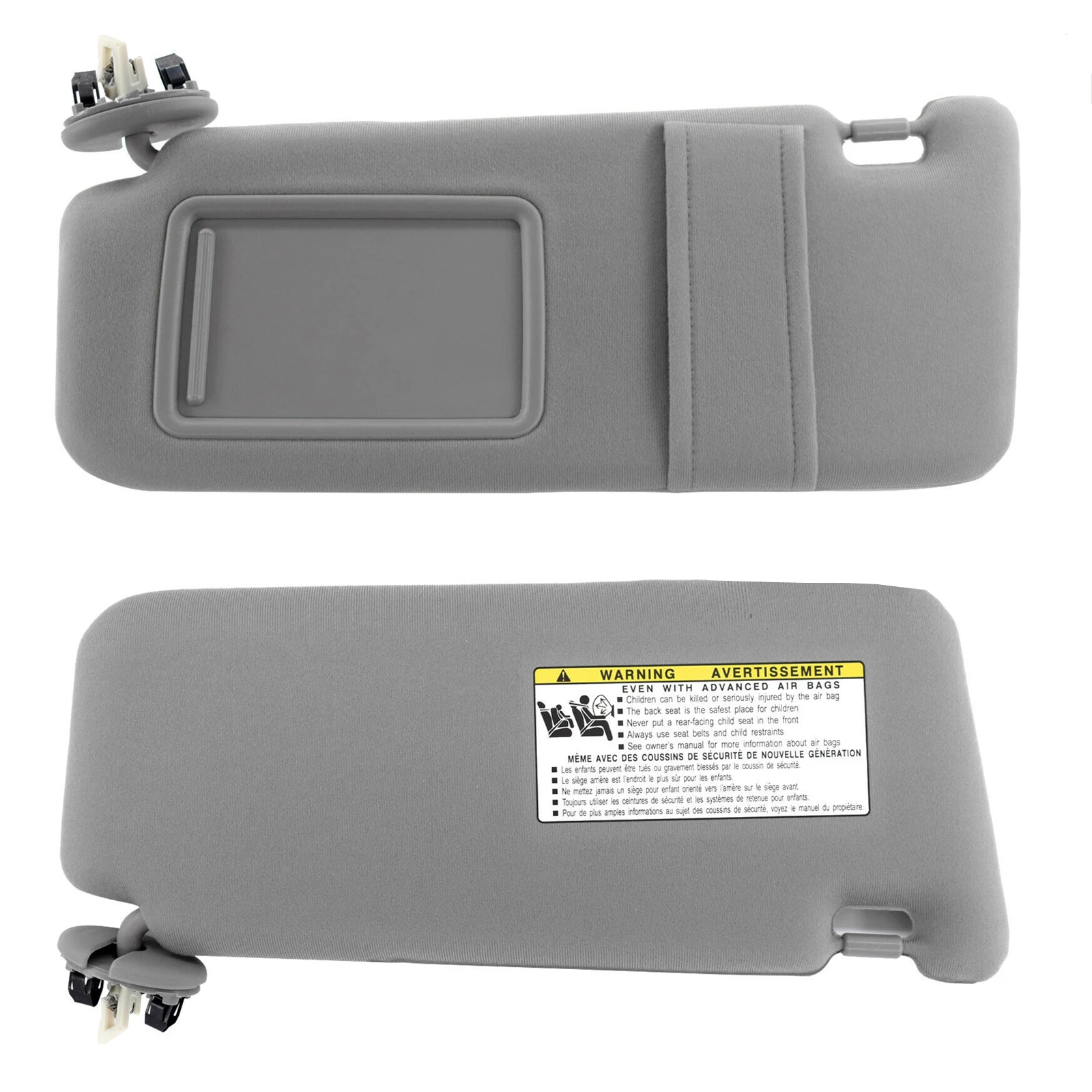 너 Sun Visor Replacement Gray For Toyota Camry 2007 - 2011 With Sunroof Left Right Driver Car Window Cover Shade Sunvisor Shield SE